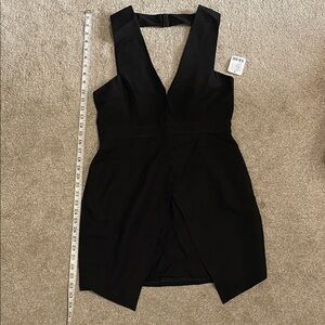 Urban Outfitters Black V-Neck Wrap Mini Dress - Women NWT